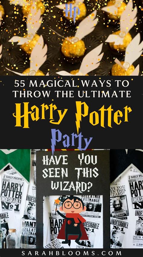 Harry Potter Themed Decorations - Harry Potter Inspired 9th Birthday Party Party Ideas Party ...