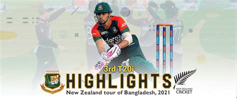 Bangladesh vs New Zealand Highlights || 3rd T20i