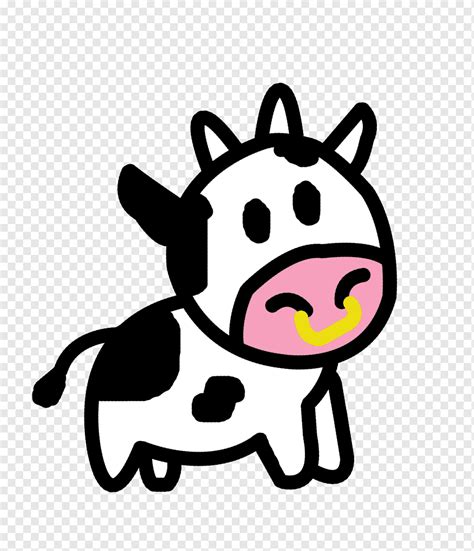 Cattle Drawing Cartoon, Cute Cartoon Cows, smiley, fictional Character, cartoon png | PNGWing