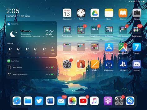 This is the best homescreen setup I had for ages, iPadOS works like a ...