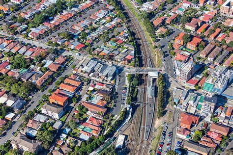 Aerial Stock Image - Dulwich Hill Railway Station