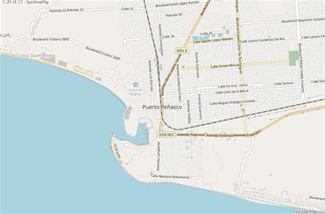 Puerto Peñasco Map Mexico Latitude & Longitude: Free Maps