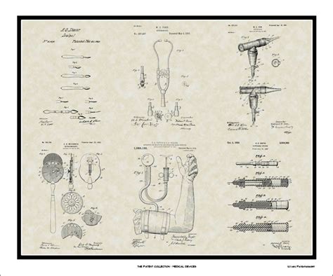 Medical Device Patent Collection Print Gift PMEDI2024 | Etsy
