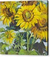 Sunflowers Painting by Leona Fox - Fine Art America