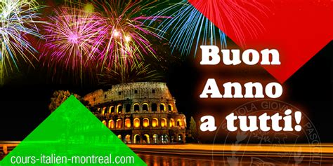 Souhaiter une Bonne Année - Traduction italien (avec video)