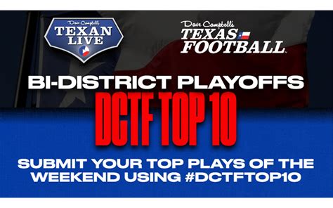 TOP 10 Texas High School Football Plays of the Week: Bi-District ...