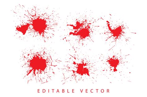 Dripping Collection of Vector Blood Graphic by bdvect1 · Creative Fabrica