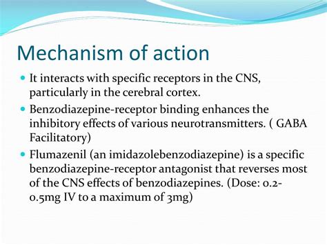 Benzodiazepines Mechanism Of Action