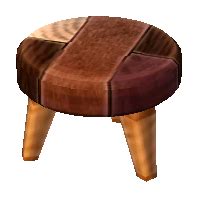 Modern wood stool (New Leaf) - Animal Crossing Wiki - Nookipedia