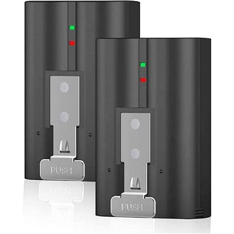 2-Pack Rechargeable Battery for Ring Doorbell 2/3/3 Plus/4, Spotlight ...