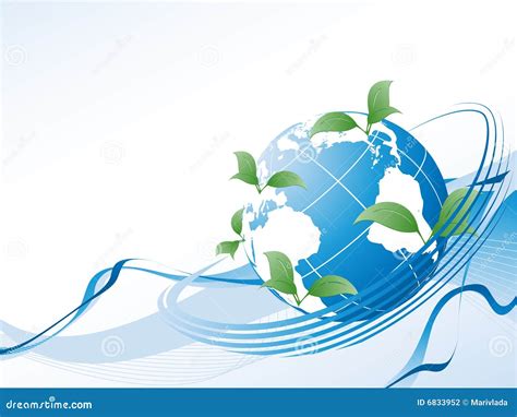 Vector Environmental Background Stock Vector - Illustration of globe, planet: 6833952