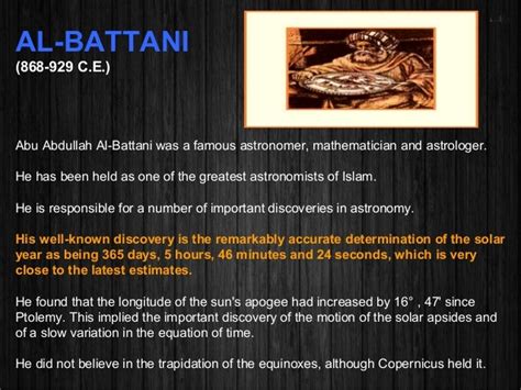 AL-BATTANI v(Great Astronomer of 10th Century)