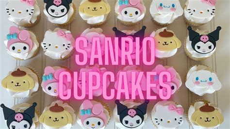 Sanrio cupcakes toppers all handcut - YouTube