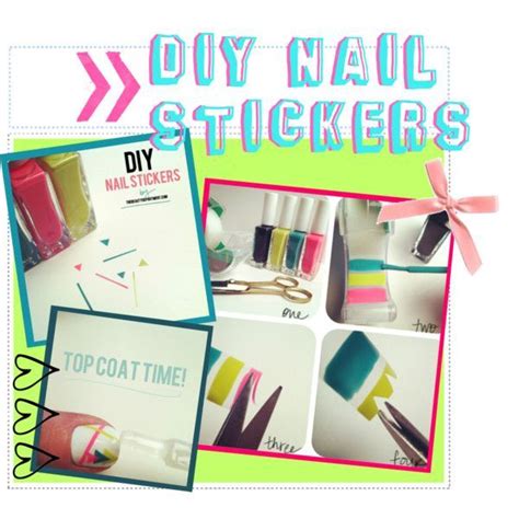 DIY Nail Stickers | Diy nails stickers, Nail stickers, Diy nails