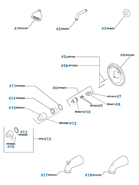 Delta Monitor Shower Faucet Parts Diagram | Reviewmotors.co