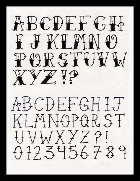 Old School Tattoo Alphabet | As someone who is interested in… | Flickr