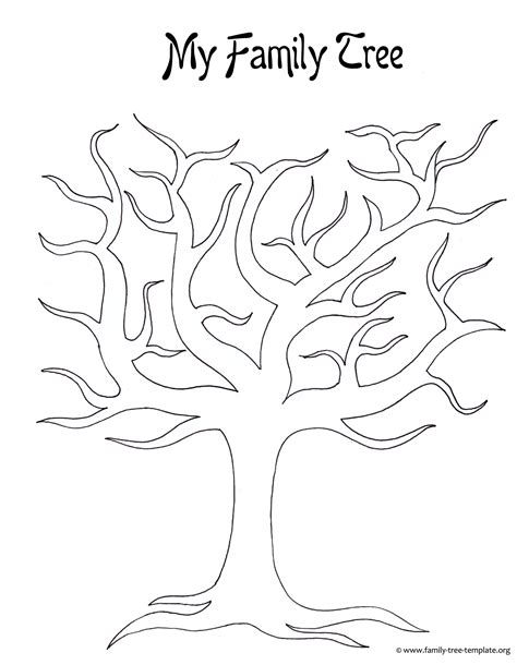 Printable Blank Family Tree