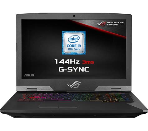 ASUS ROG Zephyrus S G703GX 17.3" Intel® Core™ i9 RTX 2080 Gaming Laptop - 1.5 TB SSD Fast ...