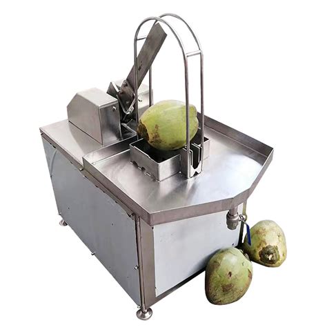 Coconut Water Extracting Processing Machine Young Coconut Cutting ...