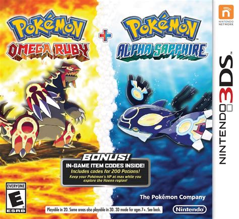 Pokemon Omega Ruby & Alpha Sapphire Dual Pack 3DS Game