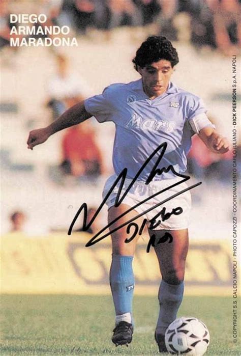 1538: Autograph Football WC 1986. Diego Maradona - Dec 15, 2007 | Agon ...