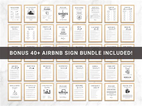 Airbnb Welcome Book Template Printable Airbnb Guidebook - Etsy