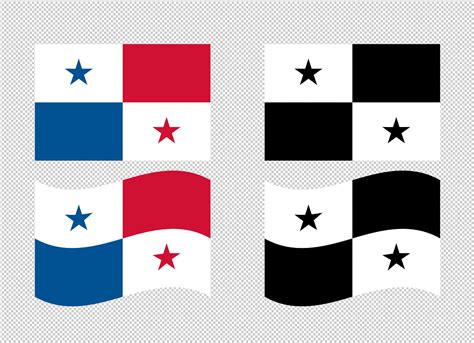 Panama Flag SVG Vector Clip Art Cut Files for Cricut - Etsy UK