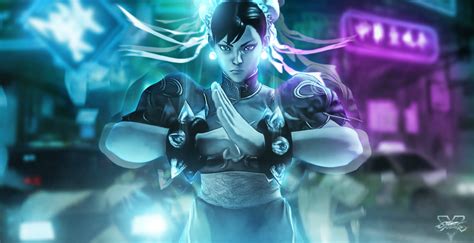 Wallpaper : anime, Chun Li, Street Fighter V, SENI, screenshot ...