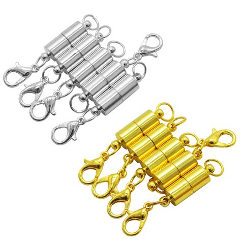 10 PCS Strong Magnetic Clasp Necklace Converter Extender Gold or Silver ...