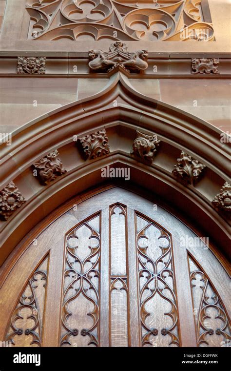 Interior of John Rylands Library, Deansgate, Manchester UK Stock Photo ...