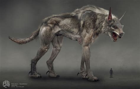 ArtStation - RAMPAGE - Ralph , Aaron Sims Creative | Monster concept art, Mythical creatures ...