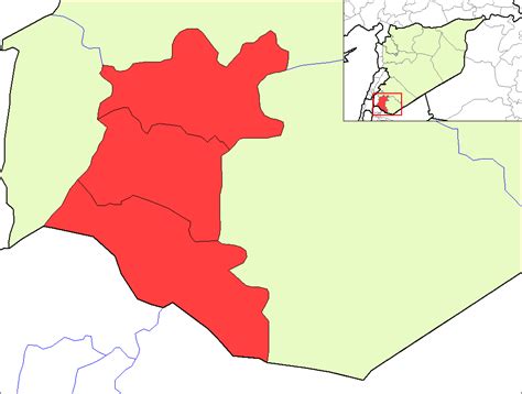 Daraa Districts - Mapsof.Net