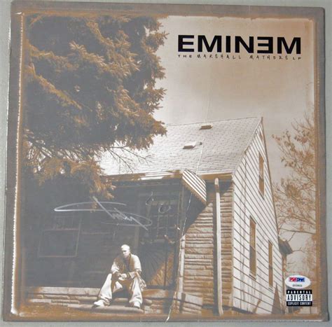 Lot Detail - Eminem Rare Signed "Marshall Mathers LP" Album (PSA/DNA)