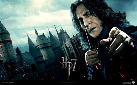 wallpaper harry potter and the deathly hallows, severus snape, alan ...