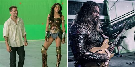 Best Justice League Behind The Scenes Pictures