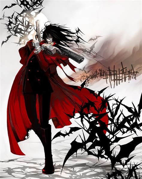 Alucard Wallpaper Hd Anime Hellsing Alucard Victoria Seras Anime Vampires Boys Ultimate Eyes ...