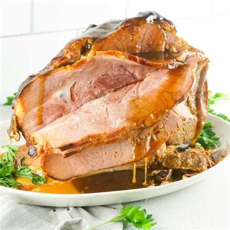 Keto Ham with Sugar-Free Maple Sugar Glaze - Kicking Carbs