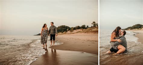 Saugatuck Dunes State Park | Adventure Engagement Session | Saugatuck ...