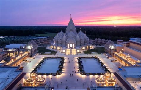 Largest Hindu Temple Outside India Inaugurated In New Jersey - EBNW Story