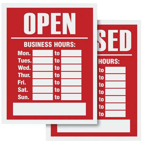 Printable Business Signs, Web business signs for a business, good communication with clients ...