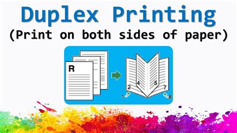 How to Print on Both Sides of a Paper | Duplex Printing | Long Edge vs Short Edge Printing - YouTube