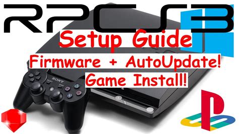 RPCS3 Setup Guide - Playstation 3 Emulator PS3 - YouTube