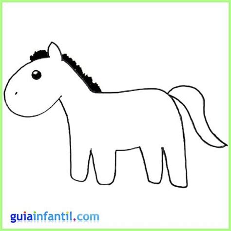 Dibuja un caballo. Aprende a dibujar animales