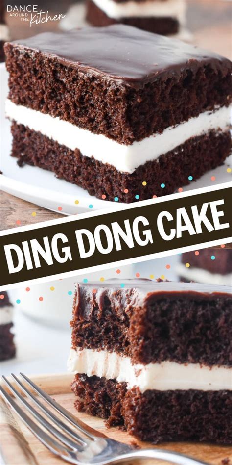 Ultimate Ding Dong Cake Recipe: Chocolatey layers with a heavenly cream filling