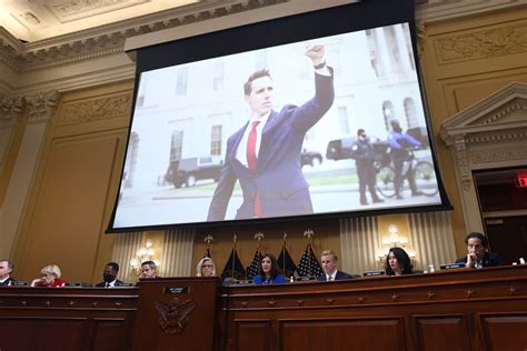 Running from office: Fleeing Republican Josh Hawley prompts laughter at Capitol riot hearing ...