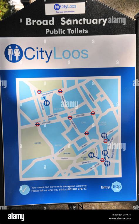 London toilet map hi-res stock photography and images - Alamy