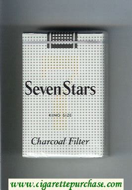 Seven Stars 7 Charcoal Filter cigarettes soft box