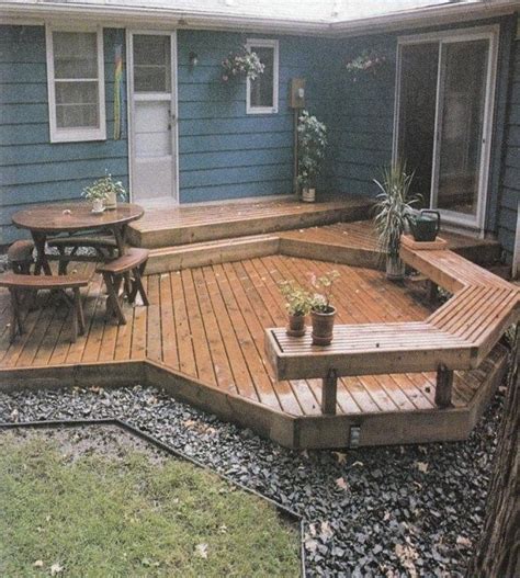 deck ideas for small yards | nice deck for small backyard | Small ...