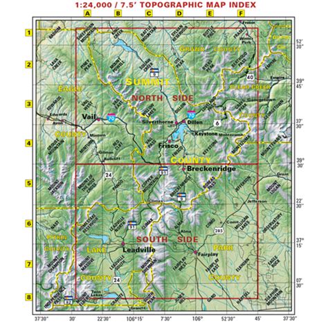 Summit County Trails - Latitude 40° maps