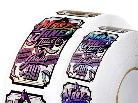 Custom Holographic Labels - Free Shipping & Proofing - Inkable Label Co.